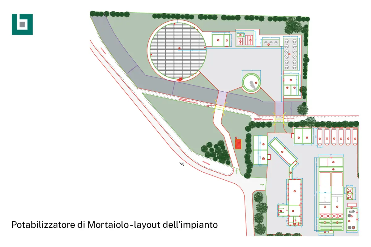 Potabilizzatore di Mortaiolo (LI) - Potenziamento — dettaglio 1