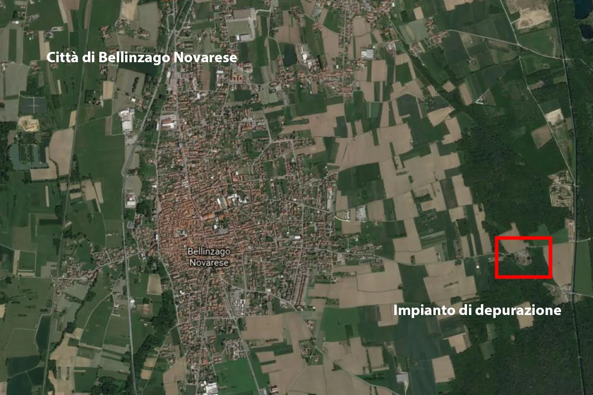 Depuratore di Bellinzago Novarese (NO) — dettaglio 1